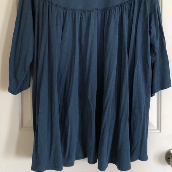 Anthropologie Deletta beaded yoke swing top - Picture 10 of 10